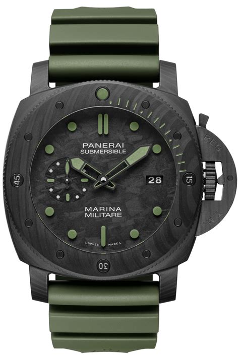 panerai 47|Panerai submersible carbotech marina militare.